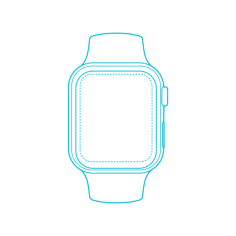 Guide Digital Smart Watches Apple Watch Series 5 Svg Vector Tracing Design, Free Vectors File